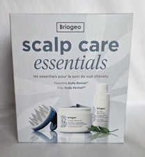 Briogeo Cuidado del Cuero Cabelludo Esenciales, Champú Microexfoliante, Champú Seco, Masajeador