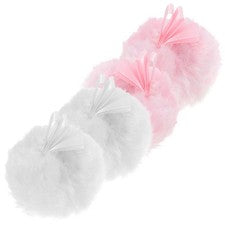 4 PIEZAS Puff de polvo corporal suave amigable con la piel para herramientas de maquillaje base de belleza