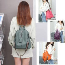 Mochila Boutique Clásica Mediana Mujer Niña Cuero Real Bolso de Hombro Trasero Reino Unido