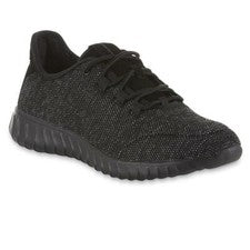 Zapatos deportivos con cordones negros Athletech Ollie para hombre 9-9,5 M
