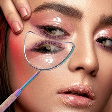 Herramienta de salón de pestañas espejo de inspección de pestañas 1 pieza herramienta de salón de belleza