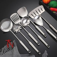 Rebanada Utensilio de Cocina 30.5-38CM 304 Acero Inoxidable Cocina Forjado a Mano