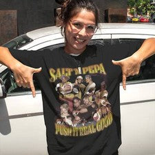 SALT N PEPA Salt n Pepa Camisa Camiseta Salt n Pepa Suéter Sudadera Sal