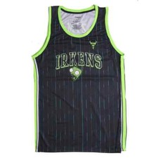 Camiseta sin mangas estilo camiseta de baloncesto Invader Zim de tela tejida