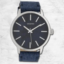 Oozoo Reloj De Pulsera Unisex Timepieces Analógico Textil Azul UOC10002