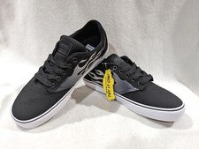 Zapatillas de skate Vans Atwood Deluxe descoloridas llama negras/blancas para hombre - talla 11 nuevas con caja