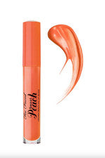 NUEVO EN CAJA BRILLO DE LABIOS ACEITE DE MELOCOTÓN DULCE TOO FACE CREMOSO 0,14 OZ - MELOCOTÓN POPPIN'