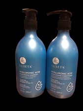 (2-Pak) LUSETA ~CHAMPÚ HIDRATANTE HIALURÓNICO Karité Argán + Acondicionador Cabello Seco