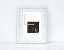 Impresión abstracta beige y negro de 5 colores para decoración de pared del hogar
