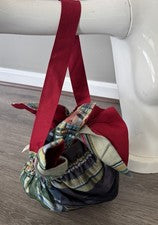 NUEVO CON ETIQUETAS Wallace Sewell HOBO Hippie A CUADROS Seda Patchwork DELICADO Quiche PIE BOLSO DE MANO