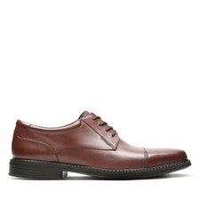 Bostonian Wenham Gorra Para Hombres Marrón Ancho Oxfords y Con cordones Gorra Puntera Zapatos