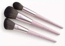 Juego de brochas Jazmine Beauty Complexion Essentials rubor en ángulo bronceador detalle nuevo