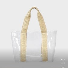 Bolso de Mano Transparente Limpiable Shade & Shore