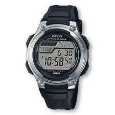 Reloj digital CASIO W212H-1A iluminador con esfera negra