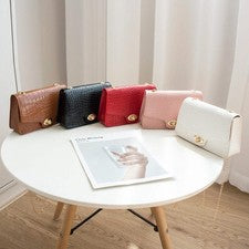 Bolso de hombro informal para mujer de moda con patrón de piedra