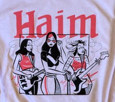 Camiseta de algodón unisex Haim Concert S-5XL