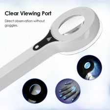 Analizador de piel Lámpara de madera con aumento UV de piel para prueba facial de belleza cuidado personal
