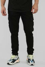 Nuevo 🔥 Moda Nova Solution Moto Joggers, Negro, Mediano, Ajuste Ajustado, MEJORES PANTALONES