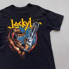 Camiseta rara Jackyl Band Banda Cantante Negra Hombres Todas las Tallas Camisa