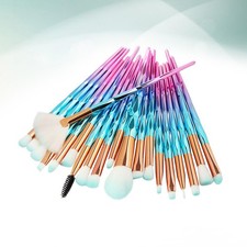 Juego de 20 brochas de sombra de ojos accesorios de belleza maquillaje para mujer