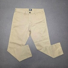 Pantalones/pantalones informales inteligentes estilo chino Lands End para hombre - 33 - W33 / L28 - beige
