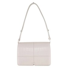 Bolso de hombro Burberry Snip de cuero en relieve de cocodrilo 8092845