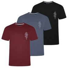 Camiseta Para Hombres KAM BIG Moda Manga Corta Informal Algodón Bolsillo Verano 2-8XL