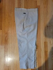 Donnelly's - Pantalones para hombre, caqui, frente plano, pierna recta, tostados - 40x29
