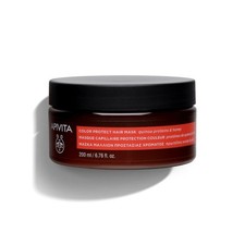 Mascarilla capilar Apivita Color Protect con proteína de quinua y miel 200 ml, 97% natural