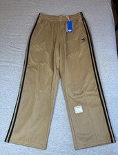 Pantalones de chándal Adidas Originales Adicolor holgados Firebird marrón para hombre pequeños JY1419