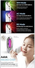 Aalok SNOWFIT Micro LED Dispositivo de Cuidado Facial Rojo Azul Terapia de Luz Nuevo SELLADO