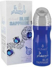 Aceite Al Nuaim Zafiro Azul Musk Attar/Itr, Aceite Perfume, 20 ml, Unisex.