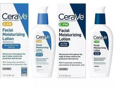 Paquete de loción hidratante facial AM+PM CeraVe