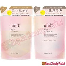 Juego de recarga de champú y tratamiento melt Moist - Belleza en reposo - Cuidado del cabello japonés