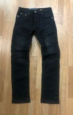 Pantalones de mezclilla elásticos ajustados de moda para hombre