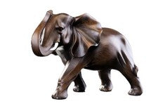 Adorno de elefante animal africano escultura hogar sala oficina resina decoración