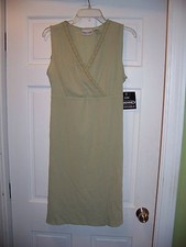 Vestido de verano de moda Bug para mujer talla 14 sin mangas verde claro hasta la rodilla nuevo con etiquetas