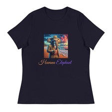 Camiseta relajada para mujer - ¡Estilo elefante habanero!