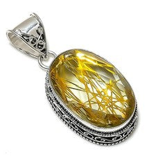 Colgante de joyería de plata esterlina 925 hecho a mano de piedras...