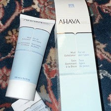 EXFOLIANTE DE BARRO FACIAL AHAVA ~ 3,4 fl oz / 100 ml ~ Nuevo + Osmoter sellado
