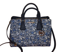 Bolso de mujer MICHAEL KORS Camille MK LG bolso floral azul marino dorado 38S8XCAS3R