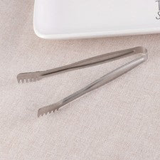 4 piezas de utensilios de cocina de metal cubo de hielo pinza mini pinzas para servir alimentos