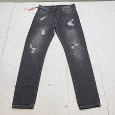 Jeans de moda para hombre gris talla 30