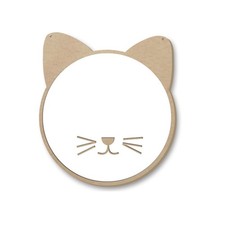 Hágalo usted mismo 3D Acrílico Espejo de Pared Pegatinas para Hogar Salón Oficina Decoración (Gato)
