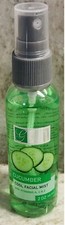 Bruma facial fresca para pepino Global Beauty Care. 2oz/60ml. Reduce la hinchazón.