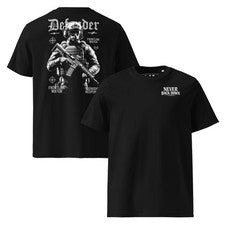 Defender Tactical Soldier Hombres Ropa de Calle Militar Gráfico Camiseta Gimnasio Entrenamiento