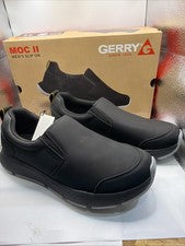 Zapatillas sin cordones Gerry para hombre talla 11, Moc II, negras