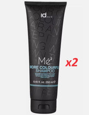 Champú ID Hair Me2 2x250 ml más colorido protección del color cuidado del cabello nuevo