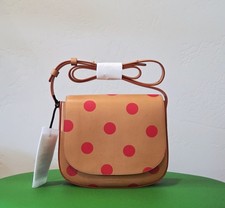 Bandolera clásica Mansur Gavriel - lunares camello/flama