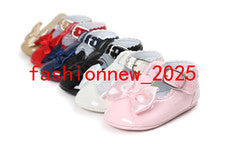 Recién Nacido Bebé Niña Estilo Español Mary Jane Moño Zapatos Cochecito Zapatos